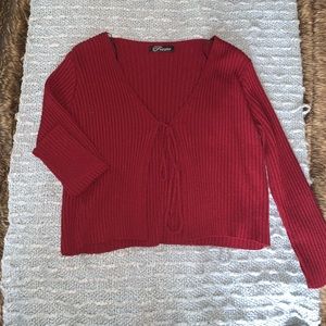 Knit cardigan